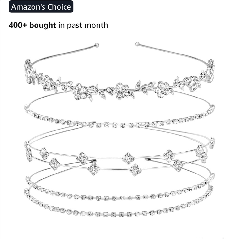 NWT Women’s Bridal Headbands 4 Pack